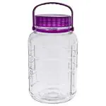 Roxx Assorted Colour Glass Jumbo Jar 5 L