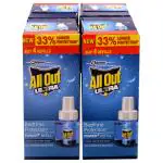 All Out Ultra Power+ Mosquito Repellent Refill with New 33% Longer Protection 45 ml (Pack of 4)