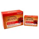 Lever Ayush Saffron Natural Fairness Soap 100 g (Pack of 4)