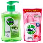Dettol Aloe Vera Liquid Handwash 200 ml (Free Refill 175 ml)