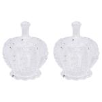 Hi-Luxe Cambridge Glass Candy Jar (2 pcs)