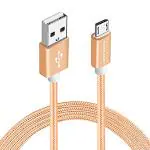 Geep Nylon Braided Micro USB Data Cable 1 mtr (Assorted)