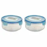 Polyset Super Locked Assorted Round Container 290 ml (Set of 2)
