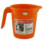 Ritu Leader Orange Plastic Bath Mug 1.25 L
