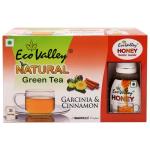Eco Valley Natural Garcinia & Cinnamon Green Tea Bags 25 pcs
