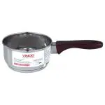 Vinod Stainless Steel Induction Friendly Sandwich Bottom Milk Pan 1.6 L (16 cm)