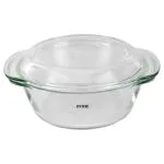 Iveo Microware Borosilicate Glass Casserole with Lid 1.5 L