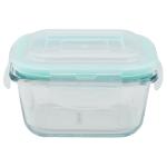 Signoraware Lock N Store Transparent Square Glass Container 320 ml