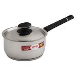 Vinod Tivoli Sandwich Bottom Stainless Steel Sauce Pan with Lid 2.3 L