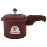 Wonderchef Health Guard Maroon Non-Stick Pressure Cooker 3 L with Outer Lid