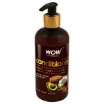 WOW Skin Science Organic Virgin Coconut Oil + Avocado Oil + Wheat Protein Hair Conditioner 300 ml