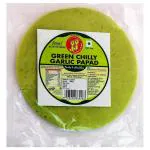 JJ Tasty and Healthy Green Chilly Garlic Urad Papad 200 g