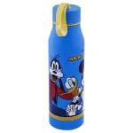 Disney Mickey Mouse Blue Plastic Insulated Sipper Bottle with Twist Open Cap 500 ml