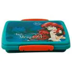Disney Ariel Turquoise Blue Rectangular Plastic Lunch Box 550 ml