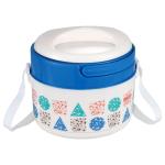 Princeware Newage Blue 2 Deck Insulated Tiffin Box 460+ 460 ml