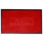 Elegant Weavers Welcome Red Polypropylene Door Mat 40x60 cm