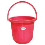 Princeware Super Deluxe Pink Plastic Bucket With Handle 13 L (L1136PH LT)