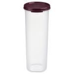 Signoraware Modular Maroon Tall Round Plastic Container 890 ml