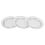 SignoraWare Circle Scapes Round Plastic Half Plate 20.5 cm (Set of 3)