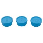 Signoraware Nano Blue Round Plastic Container 40 ml (Set of 3)