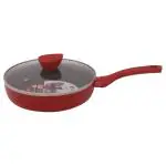 Bergner Bellini Plus Induction Base Aluminium Frying Pan with Glass Lid 24 cm