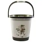Joyo Better Home Grey Square Plastic Bucket 25 L