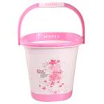 Joyo Better Home Pink Square Plastic Bucket 18 L