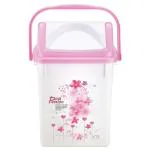 Joyo Happy Home Printed Pink Plastic Dustbin 8 L