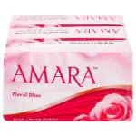 Amara Floral Bliss Soap with Cherry Extracts 100 g (Pack of 3)