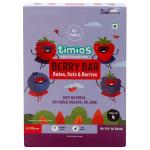 Timios Berry Dates Oats & Berries Bar 120 g (Pack of 4)