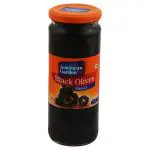 American Garden Sliced Black Olives 450 g