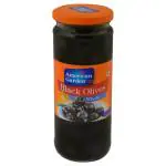 American Garden Whole Black Olives 450 g