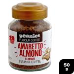 Beanies Amaretto Almond Flavoured Instant Coffee 50 g