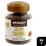 Beanies Creamy Caramel Flavoured Instant Coffee 50 g