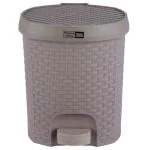 Polyset Java Brown Plastic Dustbin with Inner Bin 8.2 L