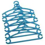 Polyset 555 Blue Plastic Hanger (Set of 6)