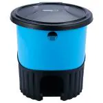 Polyset Oscar Blue Pedal Plastic Dustbin 5 L
