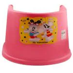 Polyset Wonder Pink Plastic Baby Pot Stool 27 cm