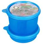 Polyset Magic Seal Blue Round Plastic Container 450+ 170 ml (2 pcs)