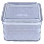 Polyset Prism Transparent Rectangular Plastic Container 500 ml (No. 1)