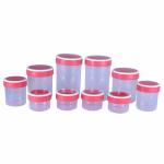 Polyset Ringo Pink Round Plastic Container (10 pcs)