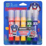 Transformers Washable Jumbo Stamp Markers (5 Shades)
