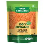 Tata Sampann Organic Unpolished Masoor Dal 500 g