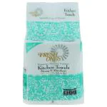 Fresh Ones 2 Ply Kitchen Towels 225 x 225 mm Pack of 4 (60 sheets)