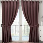 Bianca Coffee Blackout Polyester Door Curtain 7x4 ft