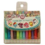 My Little Pony Twist-up Crayons (12 Shades)