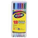 Skoodle Rainbow Ultra Fine Tip Felt Pen (Pack of 12)
