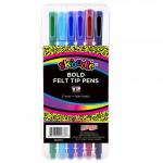 Skoodle Bold Multicolour 2 mm Felt Tip Pen (12 Shades)