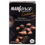 Manforce Cocktail Chocolate & Hazelnut Flavoured Condoms 10 pcs