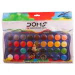 Doms 30 mm Water Colour Cakes With 2 Brush (36 Shades) - Design/colour may vary
